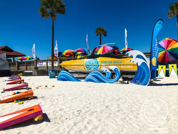 Cornhole at the Sugar Sand Festival