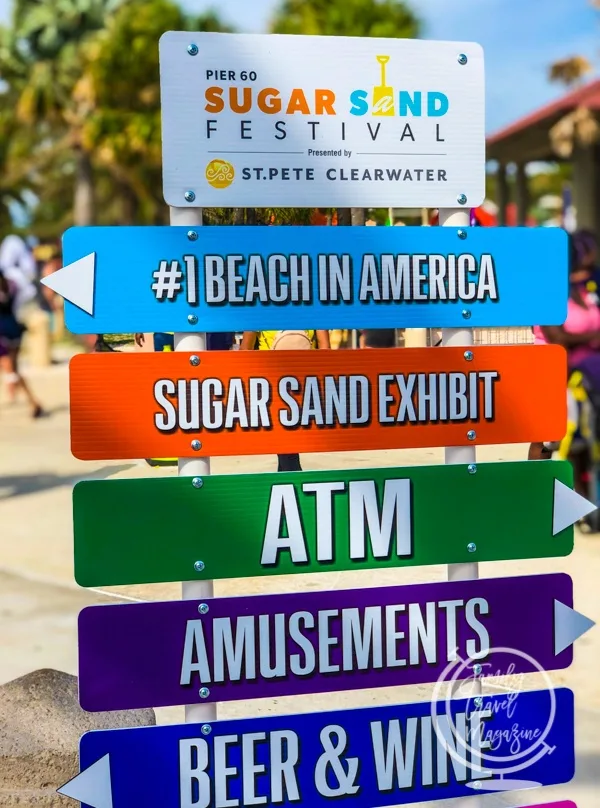 Sign at the Sugar Sand Festival