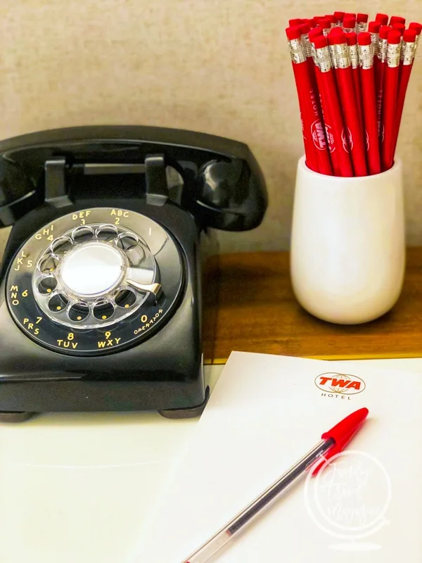 Rotary phone at the TWA Hotel