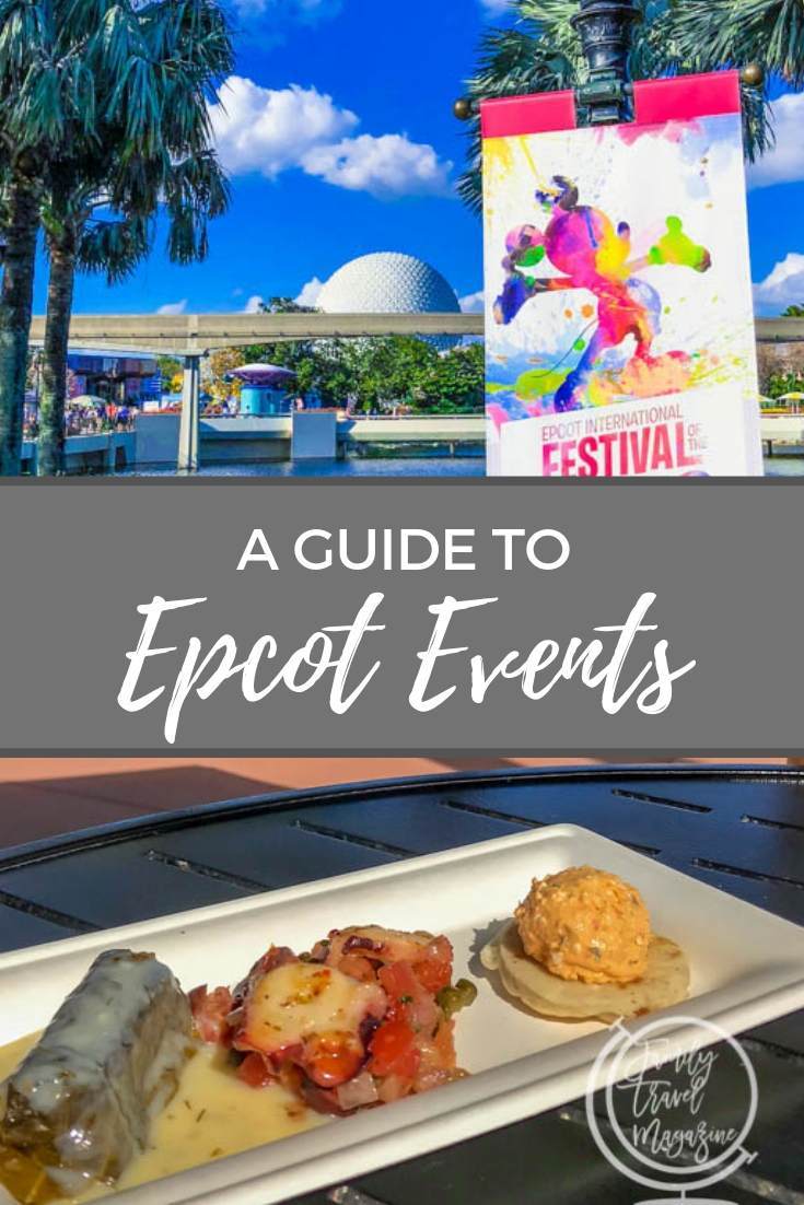 During select times of the year, Walt Disney World is home to several different Epcot events, including the Epcot International Food and Wine Festival and the Flower and Garden festival.