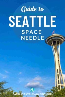 Space Needle in a blue sky