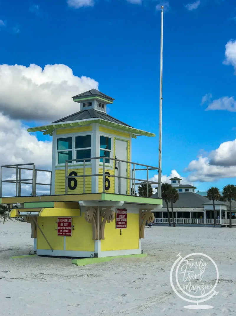 Clearwater Beach lifeguard station 