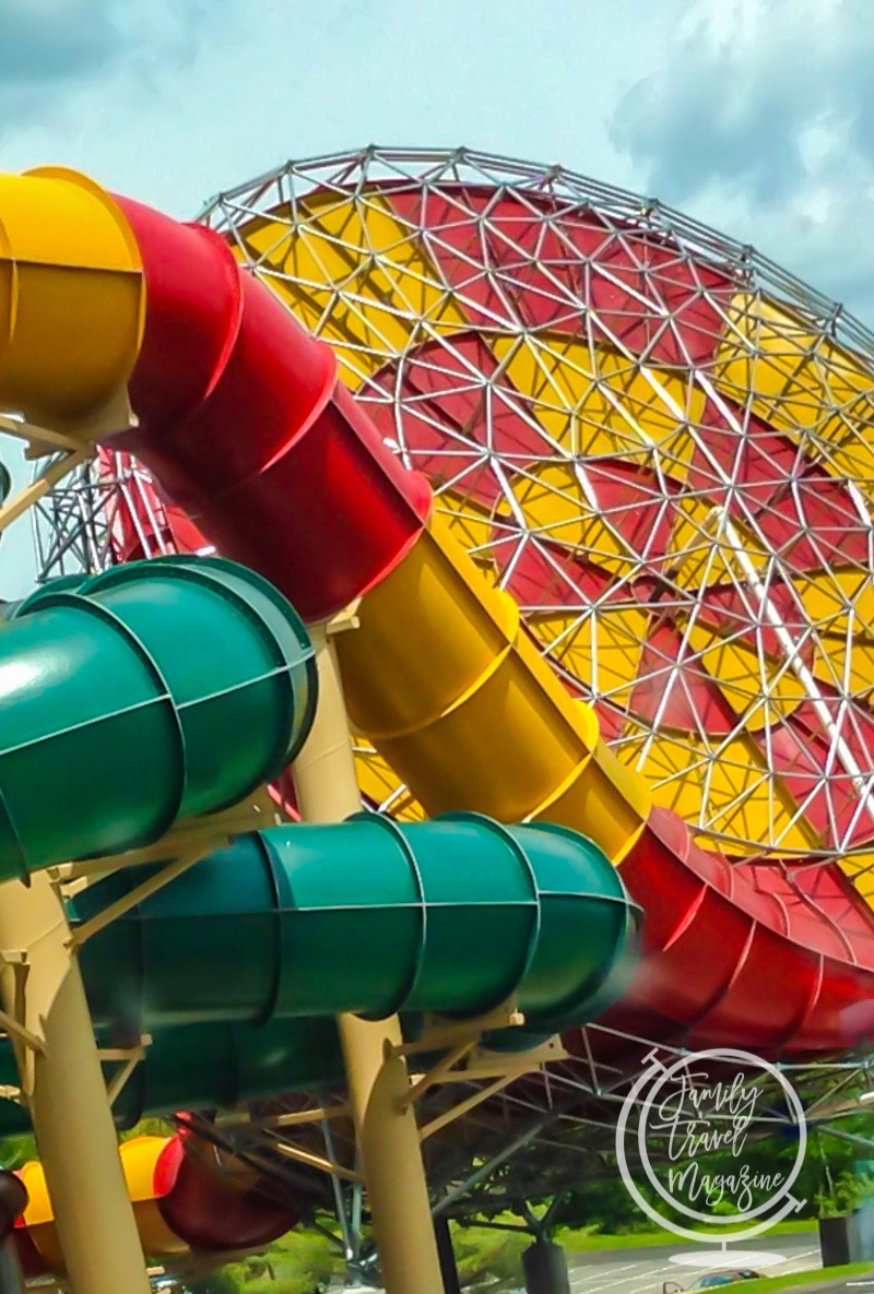 Water slide at Great Wolf Lodge New England