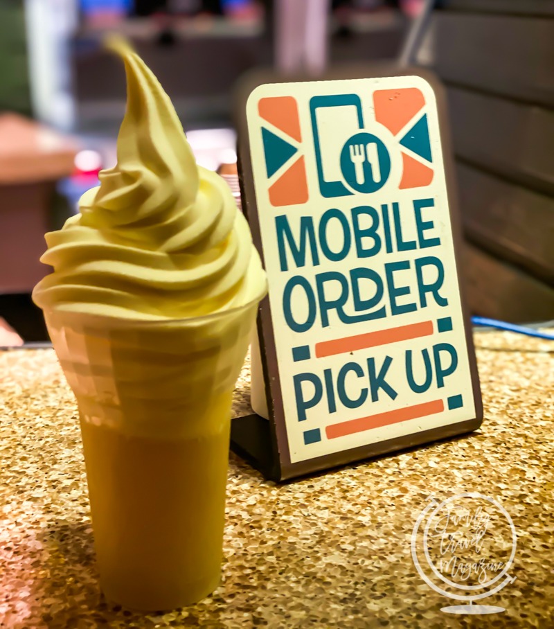 Mobile order of a Dole Whip at the Magic Kingdom