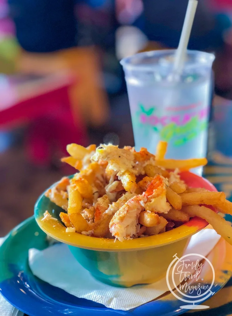 Crab fries at Frenchy's