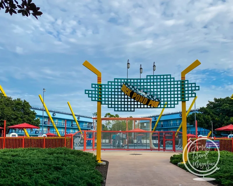 The Duck Pond Pool at Disney's All Star Movies Resort