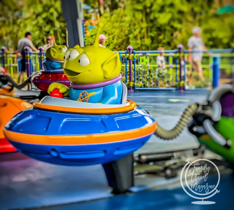 Alien Swirling Saucers