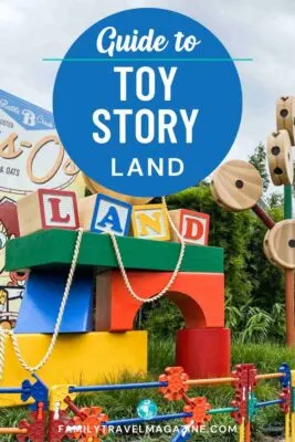 entrance to toy story land at Disney's Hollywood Studios