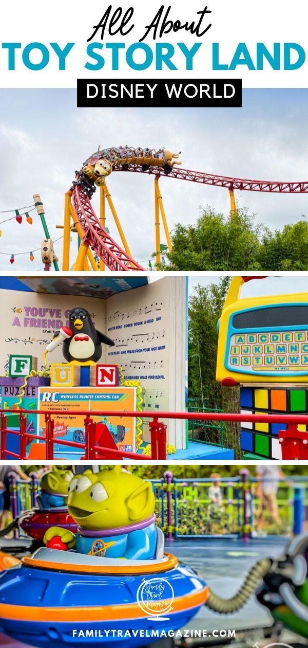 All about Toy Story Land at Walt Disney World. Read about the three attractions, character interactions, and more at this fun new addition to Disney's Hollywood Studios in Florida. 