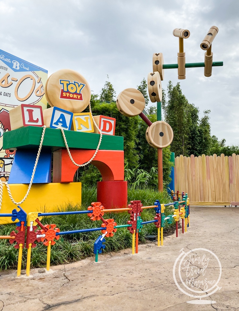 Toy Story Land Sign