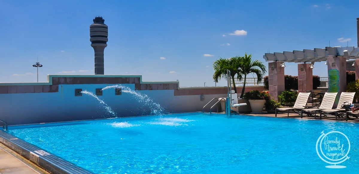 Outdoor pool at the Hyatt Orlando International Airport