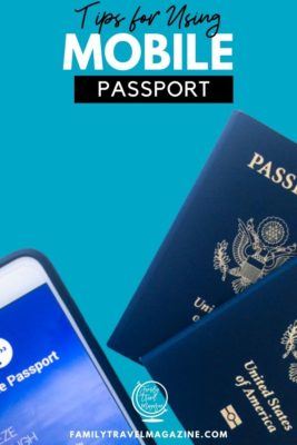 Tips for using mobile passport
