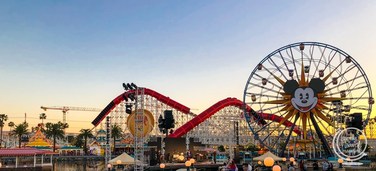 Pixar Pier at Sunset