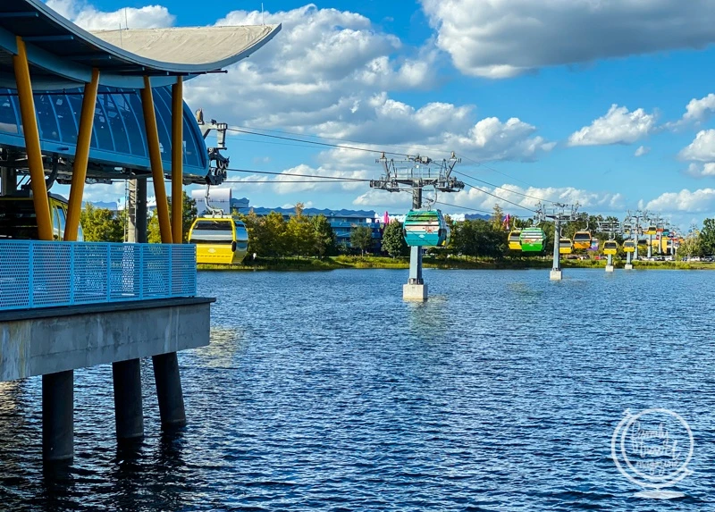 The Skyliner station at Pop Century