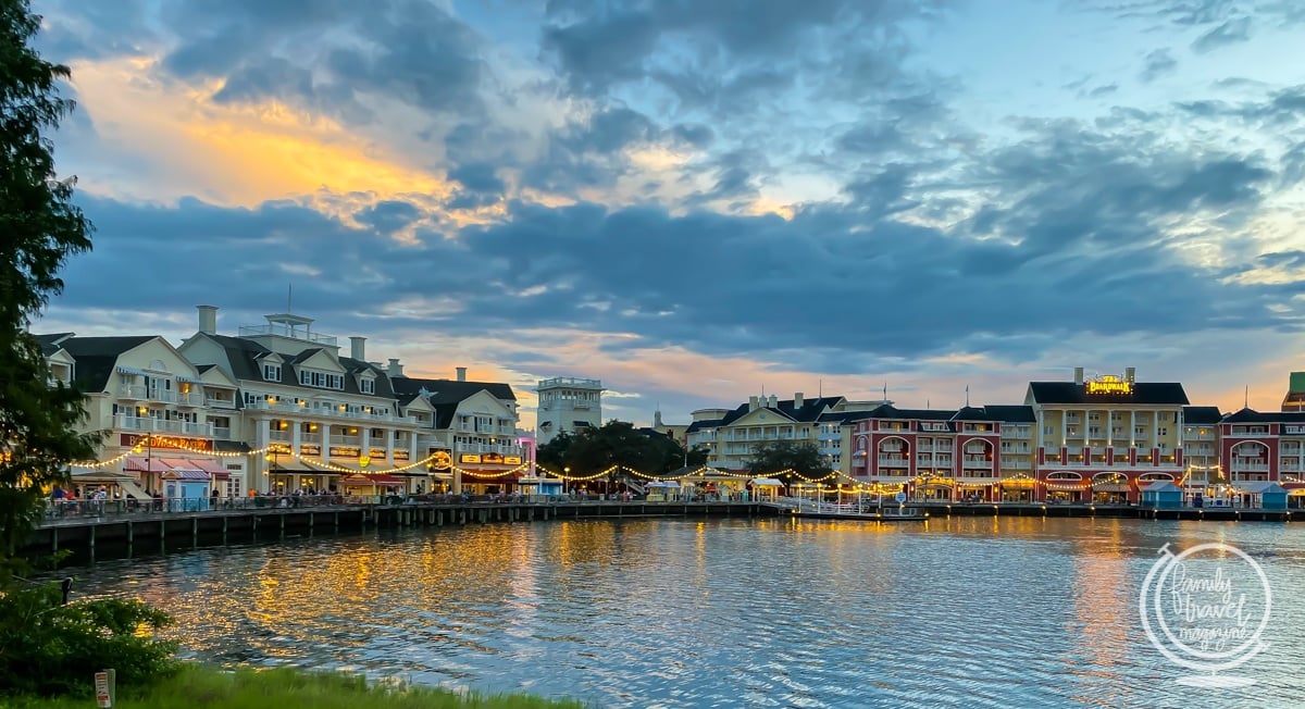 The activities and restaurants of the Disney Boardwalk