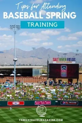 Tips for attending baseball spring training in Phoenix. Includes information about which teams play in the Cactus League, which hotels to stay in, and what other family activities to enjoy. 