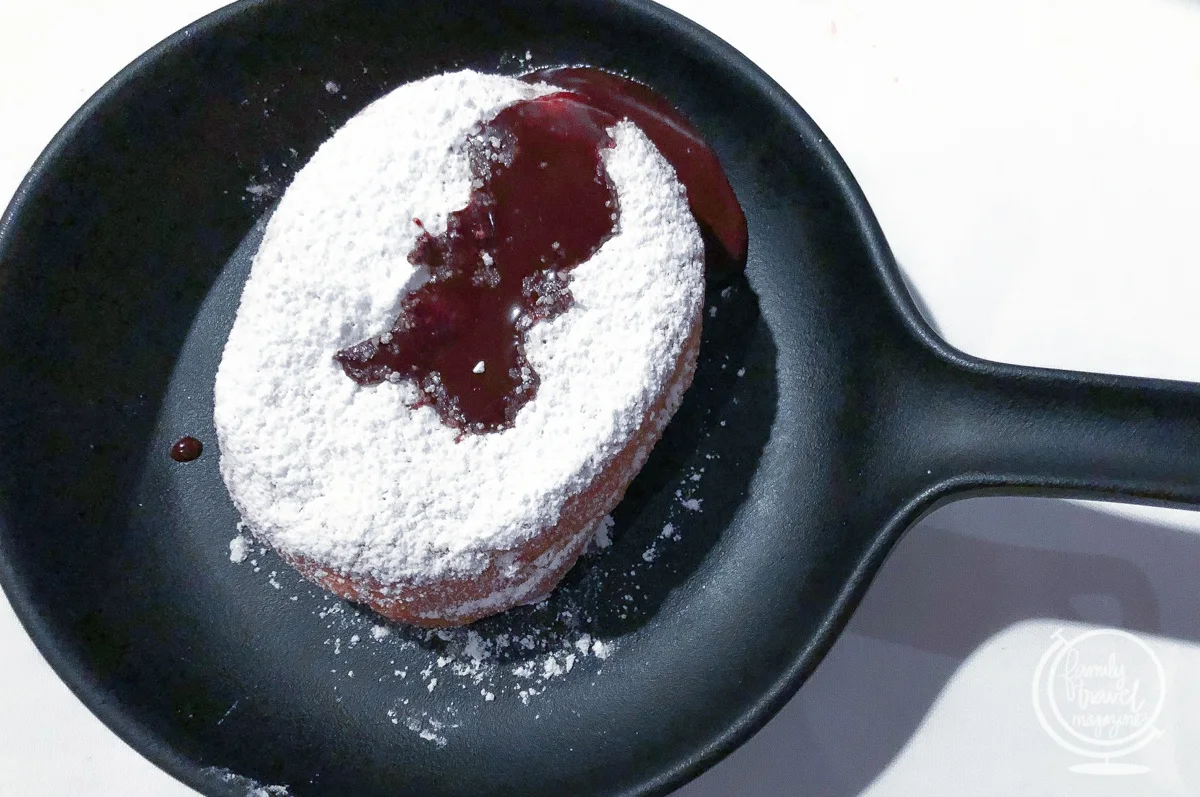 Fry Pan Sweet Bread at Rapunzel's on the Disney Magic