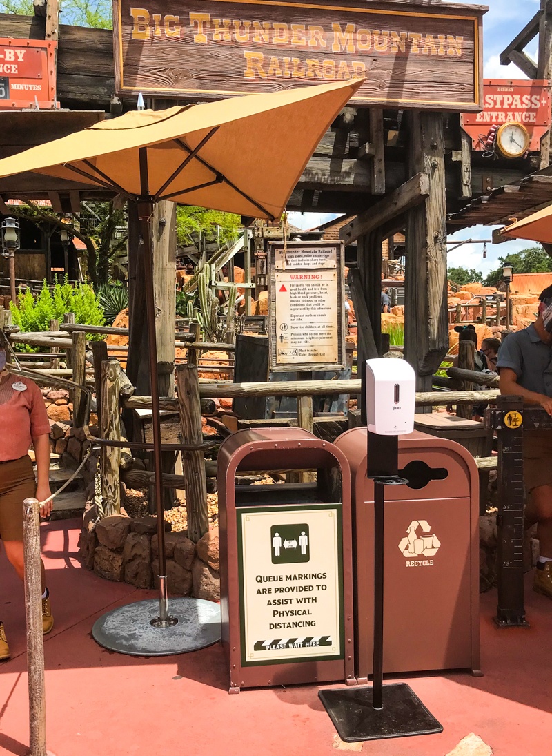 Entrance to Big Thunder Mountain Railroad
