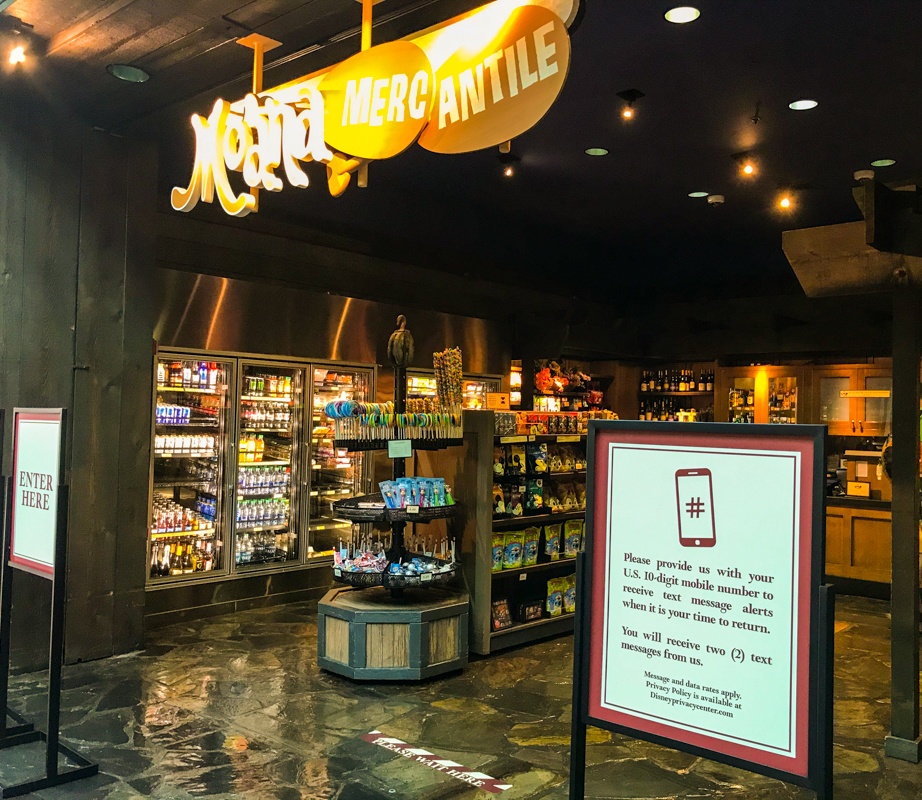 Entrance to Disney gift shop.
