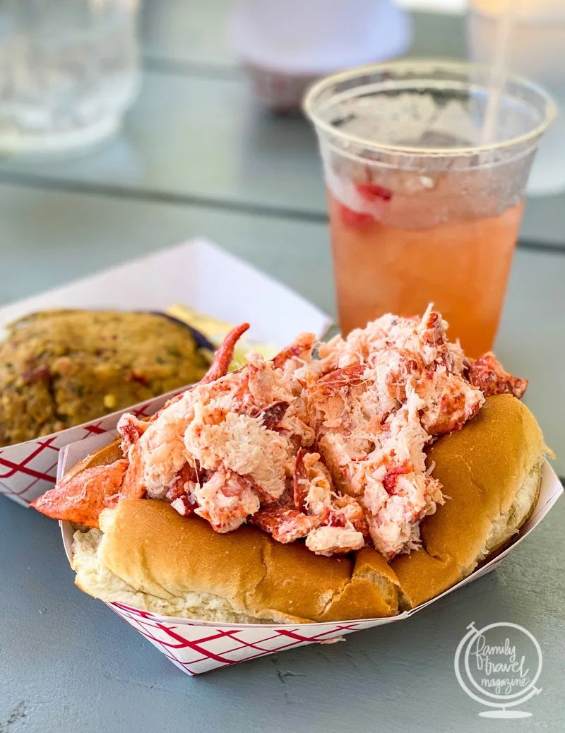 Lobster roll from the Raw Bar Mashpee
