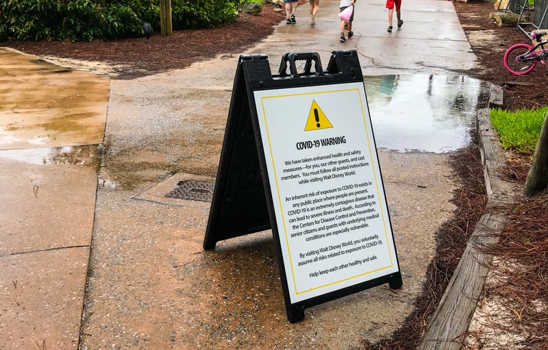 Warning signage