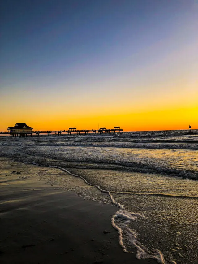 Clearwater Beach at sunset