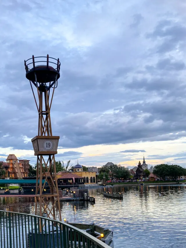 The World Showcase from the Seven Seas Lagoon