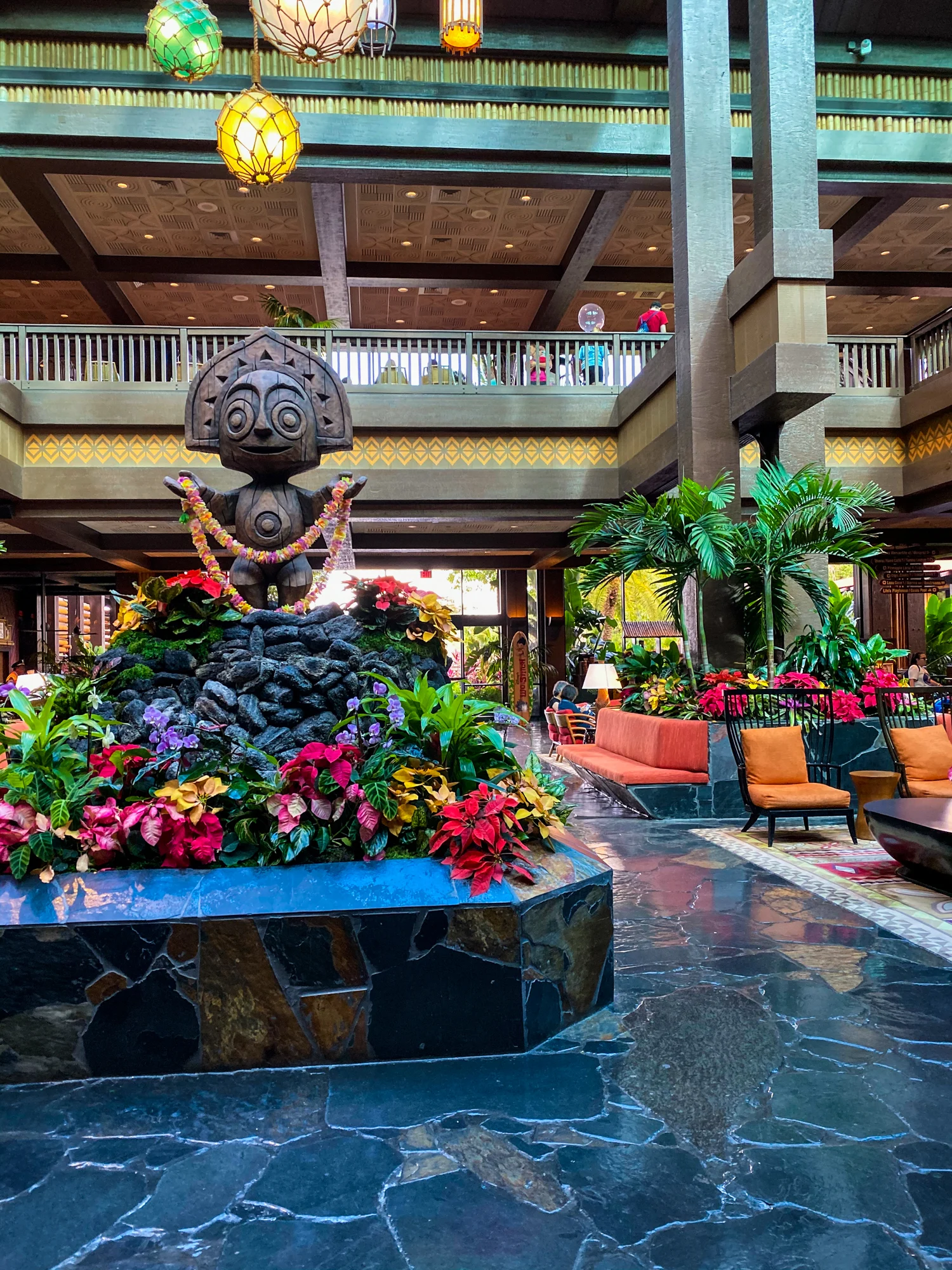 Lobby of Disney's Polynesian