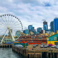 Seattle Ferris Wheel and Waterfront