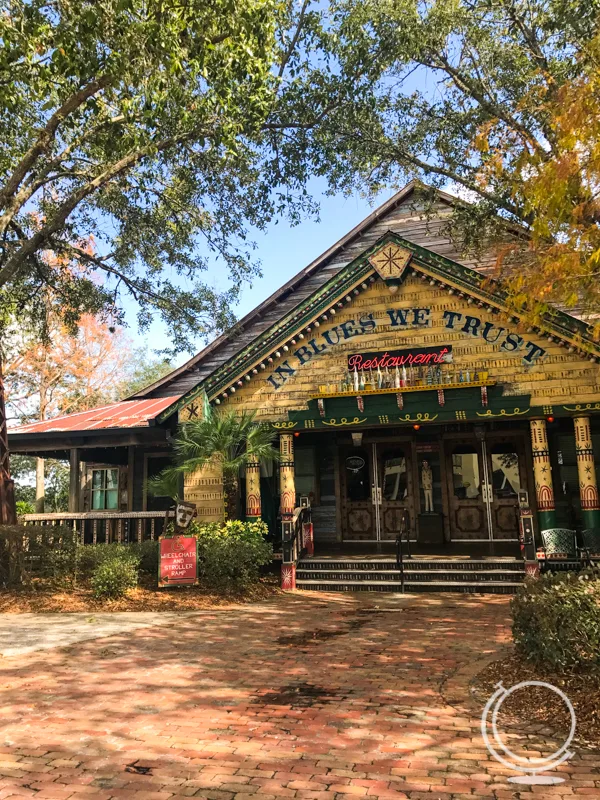 Outside the House of Blues in Disney Springs