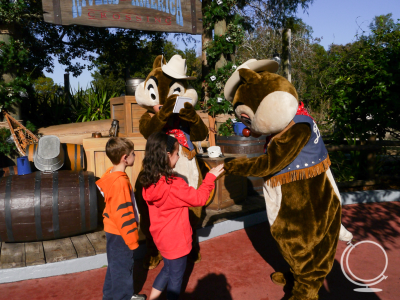 Chip n Dale at Disney World