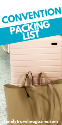 Do you need some help packing and planning for your next convention? Here's a convention packing list to make things easier including a printable packing list.