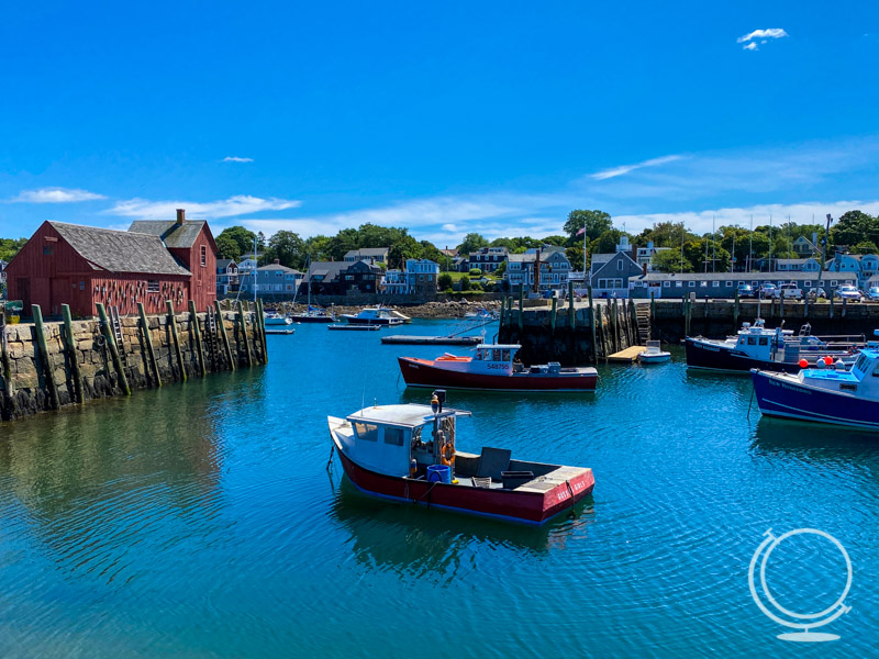 Motif #1 in Rockport with boats in foreground