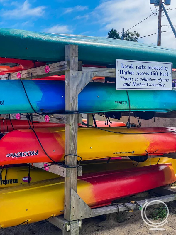 Kayaks in Provincetown