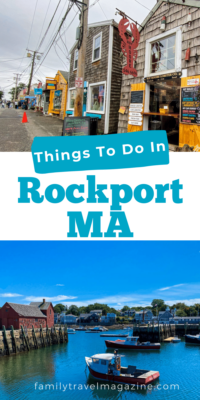 Things to do when visiting Rockport, Massachusetts with kids including shopping in Bearskin Neck and visiting the Paper House.