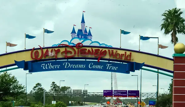 Entrance to Walt Disney World