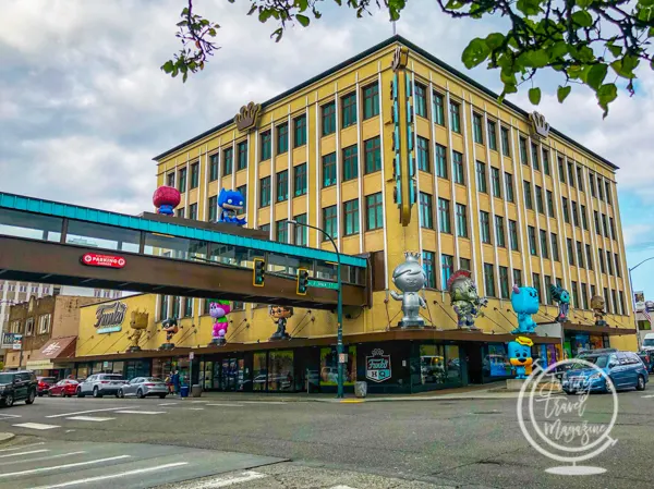 The exterior of the Funko HQ building