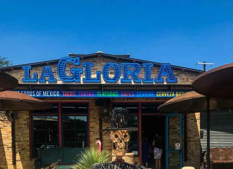 Exterior of La Gloria