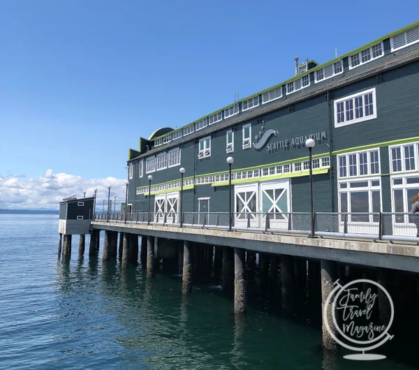 The exterior of the Seattle Aquarium