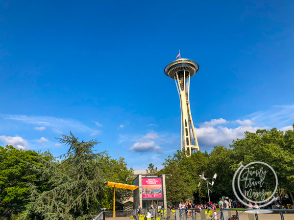 The Space Needle from Seattle Center