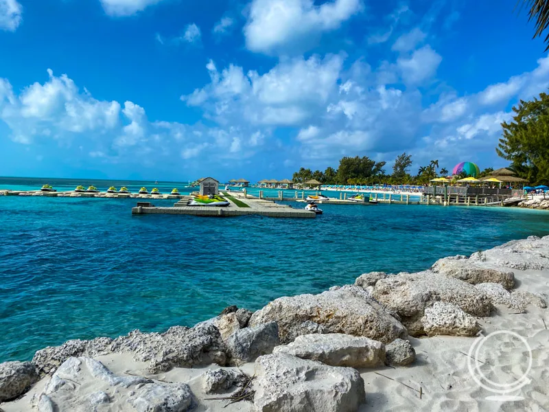 Jet skis at Coco Cay 