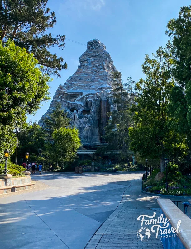 Exterior of Matterhorn ride mountain