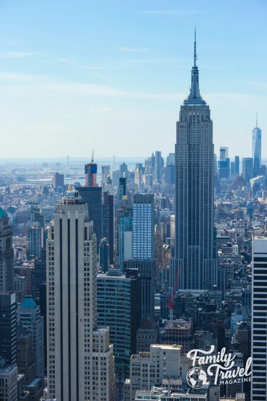 Empire State Building in NYC skyline