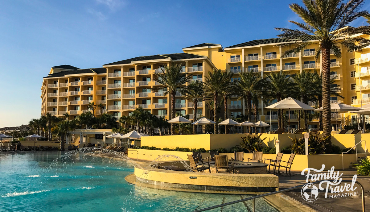 Omni Amelia Island review - photo of poolscape in front of large resort building