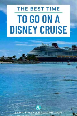 Disney Cruise ship docked at Castaway Cay