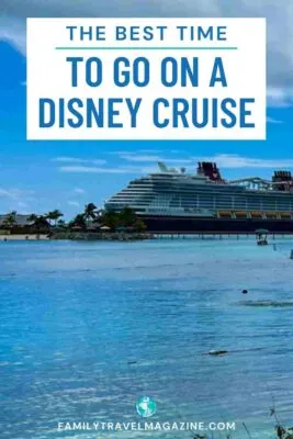 Disney Cruise ship docked at Castaway Cay