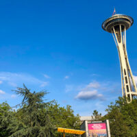 Space Needle in the Seattle Skyline