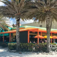 exterior of Frenchy's Restaurant on the beach