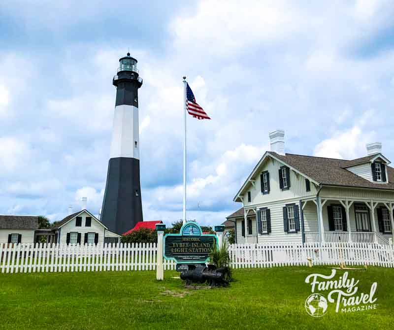 Tybee lighthouse station from outside