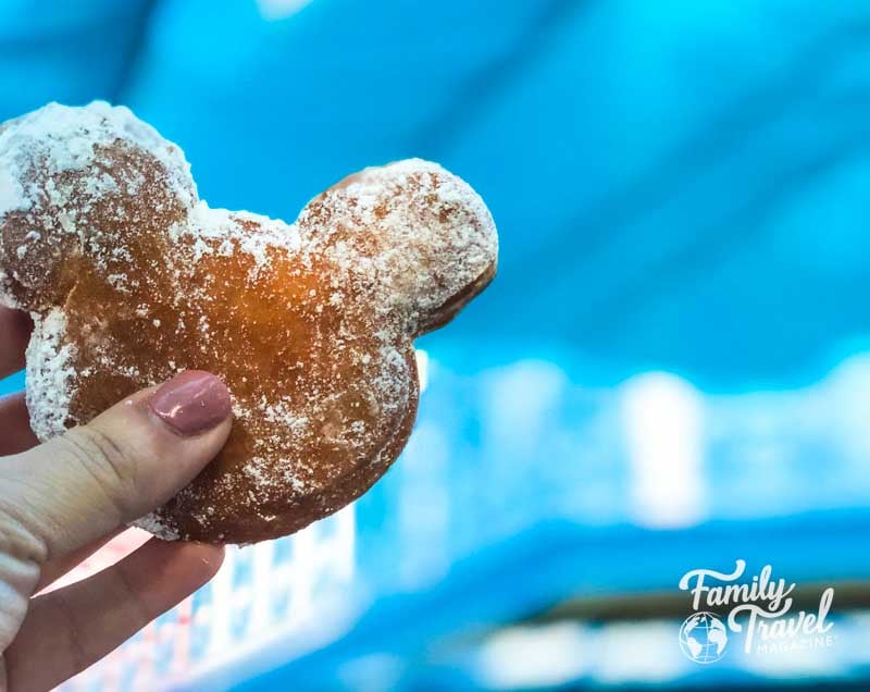 Mickey shaped beignet